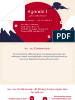 Tugas 2 Agenda 1 - Analisis Isu Kontemporer - Kelompok 3 Sub Kelompok 2