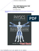 Dwnload Full Physics For The Life Sciencesn 3rd Edition Allmang Test Bank PDF