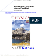 Dwnload Full Physics Principles With Applications 7th Edition Giancoli Test Bank PDF