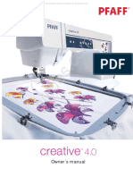 Pfaff Creative 4.0 Sewing Machine Instruction Manual