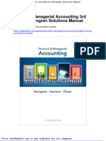 Dwnload Full Financial Managerial Accounting 3rd Edition Horngren Solutions Manual PDF
