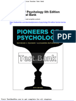 Dwnload Full Pioneers of Psychology 5th Edition Fancher Test Bank PDF