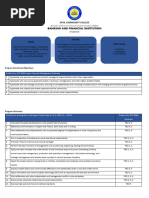 Banking Financial Institutions - Syllabus