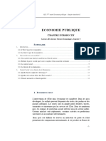 Economie Publique: Hapitre Introductif