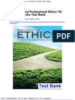 Dwnload Full Business and Professional Ethics 7th Edition Brooks Test Bank PDF
