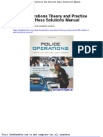 Dwnload Full Police Operations Theory and Practice 6th Edition Hess Solutions Manual PDF