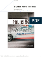 Dwnload Full Policing 2nd Edition Worrall Test Bank PDF