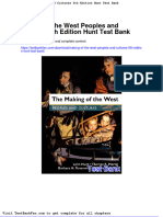 Dwnload Full Making of The West Peoples and Cultures 5th Edition Hunt Test Bank PDF