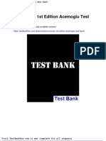 Dwnload Full Economics 1st Edition Acemoglu Test Bank PDF