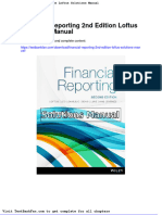 Dwnload Full Financial Reporting 2nd Edition Loftus Solutions Manual PDF