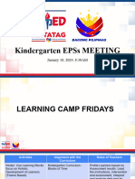 January 10 - Kindergarten - Learning Camp Fridays 2024