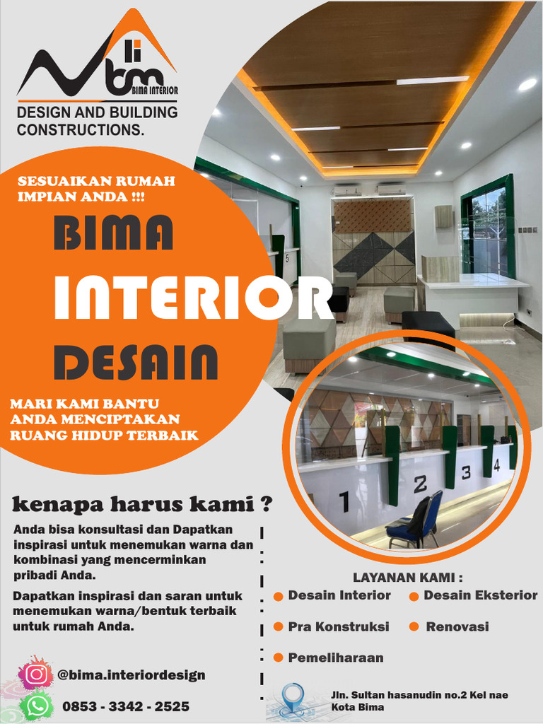 Desain Interior dan Konstruksi Bima | PDF