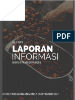 Research Market Brief On Coffee Bean - Laporan Informasi Bisnis Strategi Pesaing - Biji Kopi