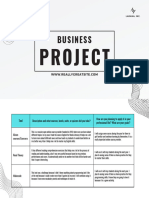 Grey Minimalist Business Project Presentation