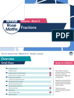 Year 6 Block 3 Fractions