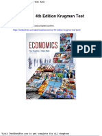 Dwnload Full Economics 4th Edition Krugman Test Bank PDF