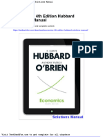 Dwnload Full Economics 4th Edition Hubbard Solutions Manual PDF
