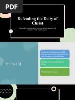 Defending the Deity of Christ