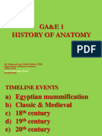 GA&E 1 - History of Anatomy