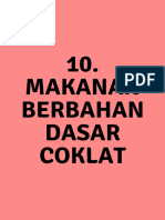 Makanan Berbahan Dasar Coklat