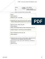 Q DB2 - Solve Quiz Questions For Database Course