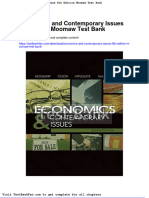 Dwnload Full Economics and Contemporary Issues 8th Edition Moomaw Test Bank PDF