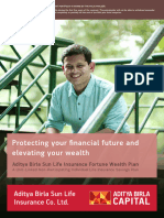 ABSLI Fortune Wealth Plan V01 - Brochure - Web Version