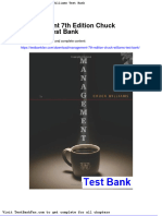 Dwnload Full Management 7th Edition Chuck Williams Test Bank PDF