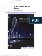 Dwnload Full Management 8th Edition Kinicki Solutions Manual PDF