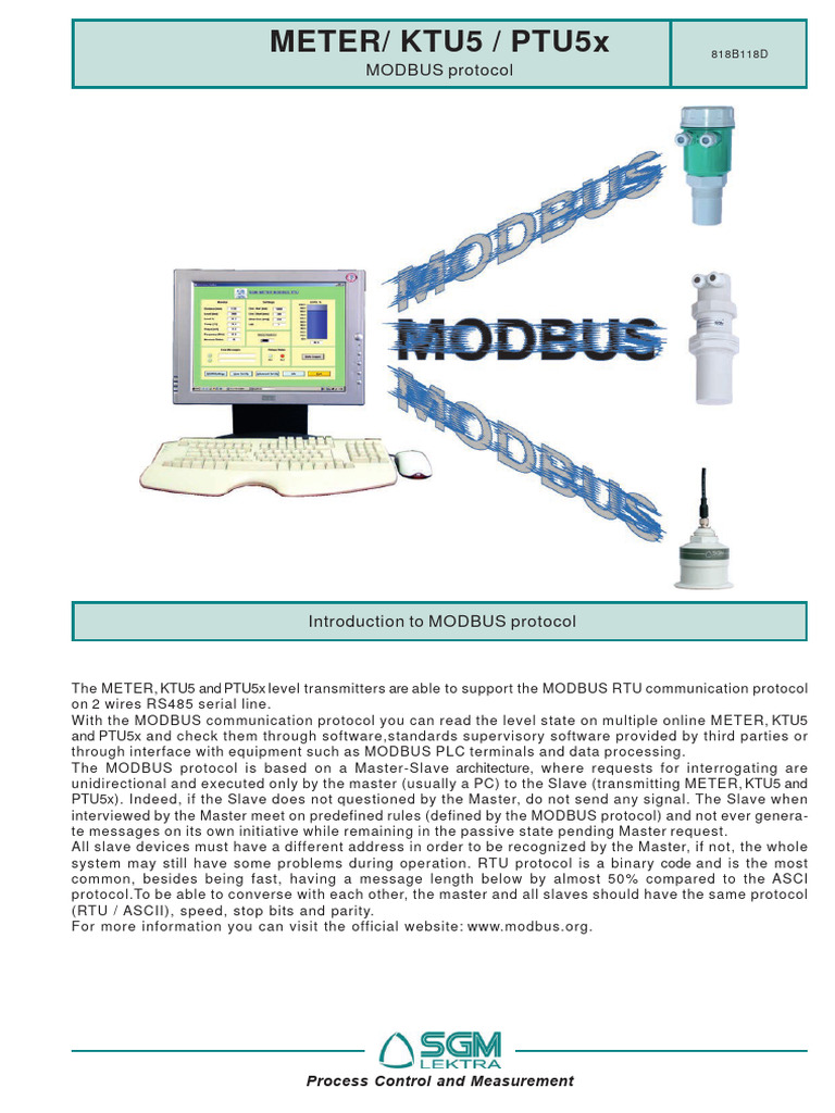 MODBUS RTU Protocol for METER Devices | PDF | Computer Engineering ...