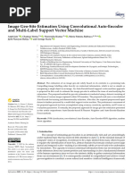 Image Geo-Site Estimation Using Convolutional Auto-Encoder and Multi-Label Support Vector Machine