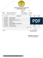 Kartu Hasil Studi 23 Agustus 2023