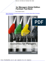 Dwnload Full Economics For Managers Global Edition 3rd Edition Farnham Test Bank PDF