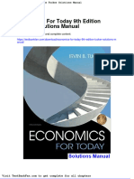 Dwnload Full Economics For Today 9th Edition Tucker Solutions Manual PDF
