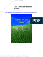 Dwnload Full Economics For Today 5th Edition Layton Test Bank PDF