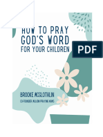 How To Pray Gods Word PDF