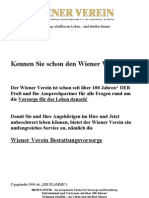 Infomappe Wiener Verein Bestattungsvorsorge