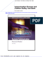 Dwnload Full Business Communication Process and Product 9th Edition Guffey Test Bank PDF