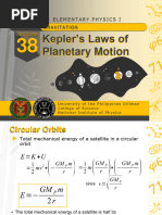 Lecture 38 (Part 2) - Kepler - S Laws of Planetary Motion