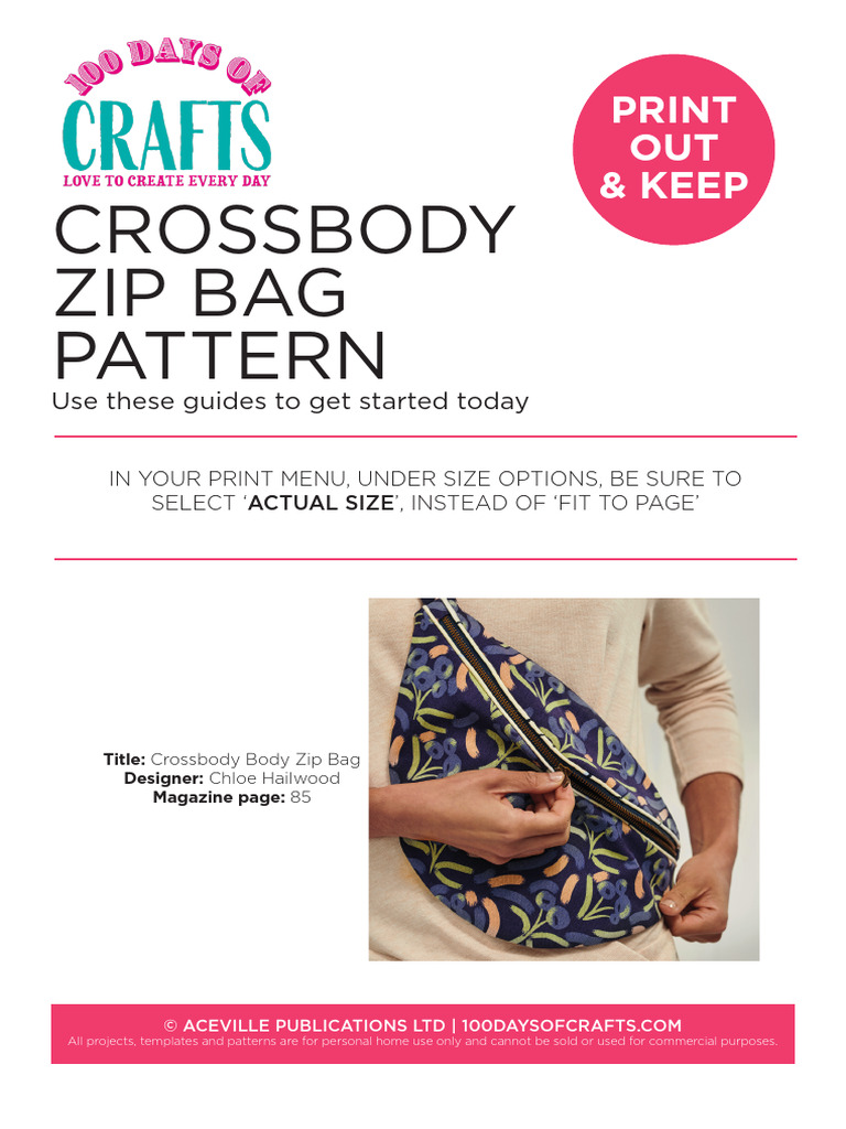 Free Crossbody Bag Pattern PDF | PDF
