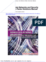 Dwnload Full Business Data Networks and Security 11th Edition Panko Solutions Manual PDF