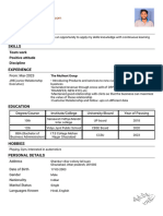 Resume - Abhishek Yadav - Format1
