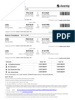 Cleartrip Flight Domestic E-Ticket