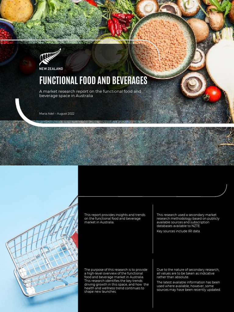 Functional Food And Beverages In Australia Pdf Dietary Fiber Diet