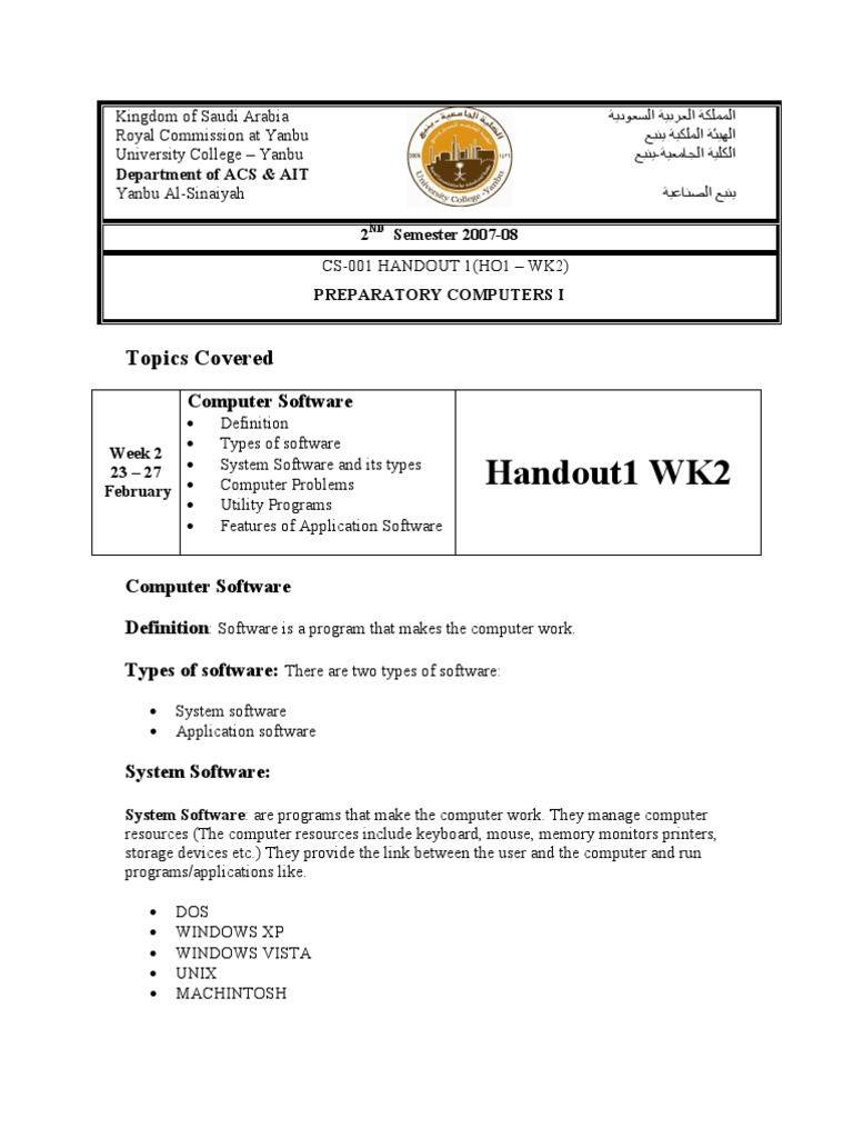 Computer Software Overview and Types | PDF | Computer Program | Programming