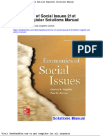 Dwnload Full Economics of Social Issues 21st Edition Register Solutions Manual PDF