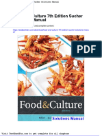 Dwnload Full Food and Culture 7th Edition Sucher Solutions Manual PDF