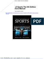 Dwnload Full Economics of Sports The 5th Edition Leeds Solutions Manual PDF