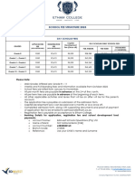 Etham School Fee Structure Annexure 2023 Final