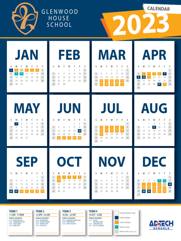 Glenwood Calendar 2023 (Update) | PDF | Observances